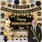 31PC- Happy Workiversary Party Decorations for Men Women (Black Gold)